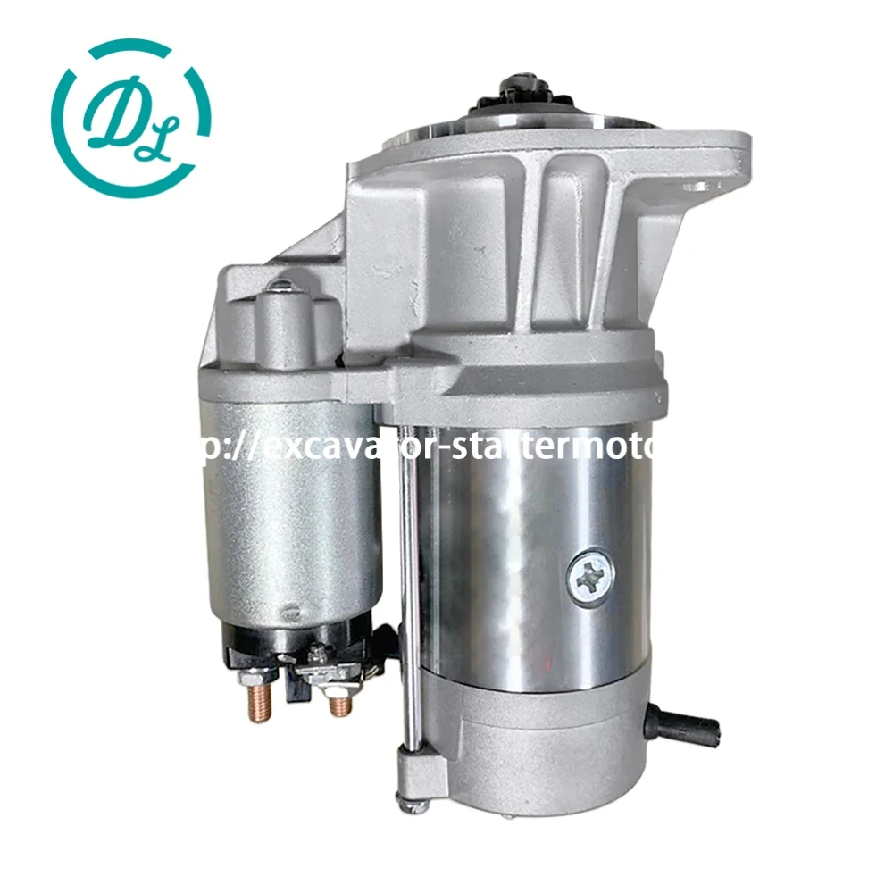 S114-338 12V 1.4kW 9T Starter for Isuzu Diesel Forklifts, OEM/reference S114-338, 12V 1.4kW 9-Tooth OSGR Starter