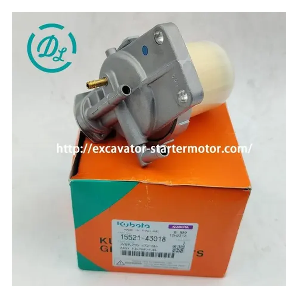 15521-43018 Fuel Filter Assembly for Kubota L45 MX4700 MX5100, OEM/reference 15521-43018, Complete Fuel Filter Assembly, product view 7