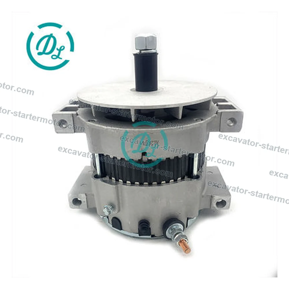 235-7133 24V 80A Alternator for CAT C9 C13 320D 345C 349D, OEM/reference 235-7133, 24V 80A Heavy-Duty Alternator, product view 2
