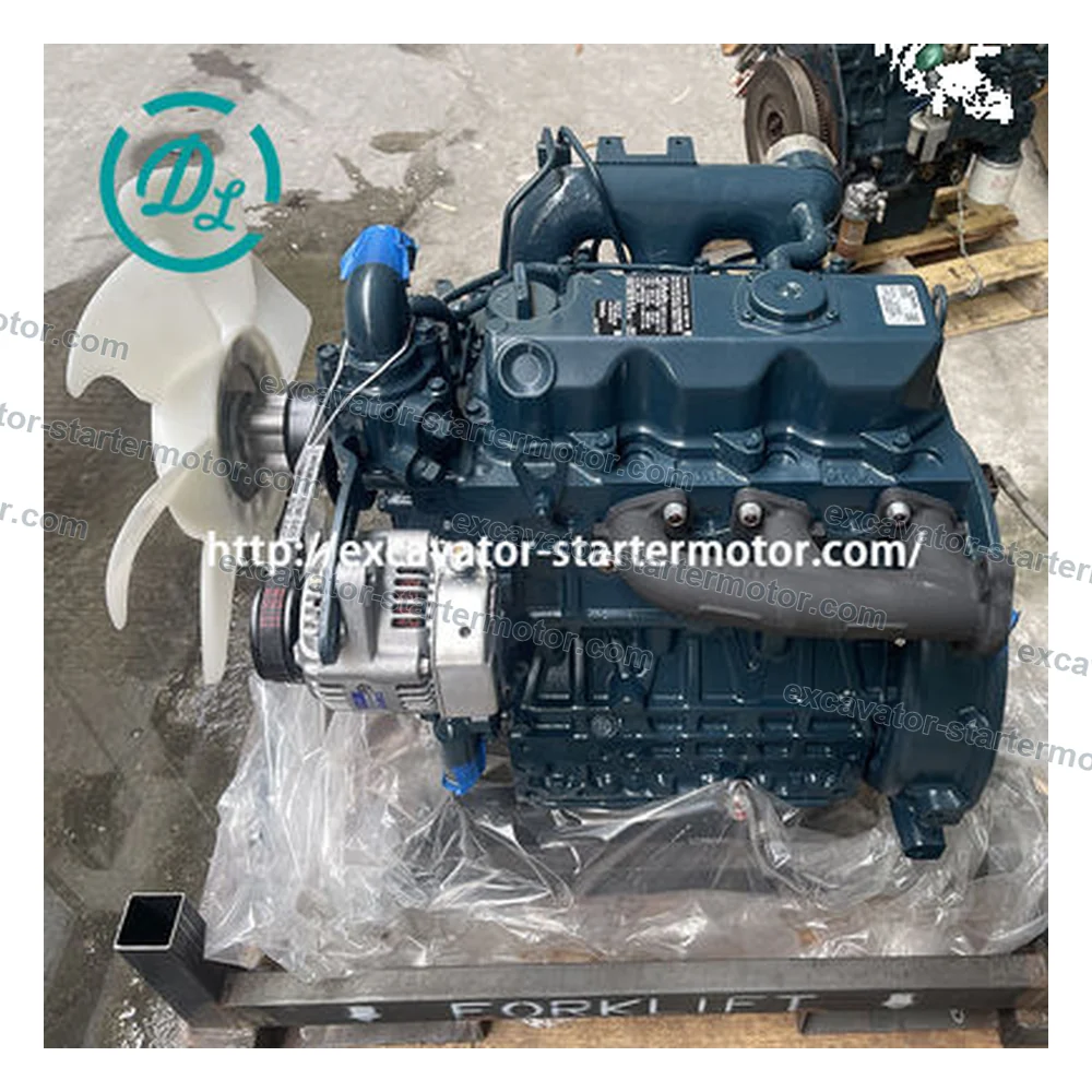 D1703-M-DI-EF03 18.2kW 2200rpm Diesel Engine for Doosan DX35Z Bobcat E35Z, OEM/reference D1703-M-DI-EF03, 1.648L 18.2kW Naturally Aspirated Diesel Engine, product view 4