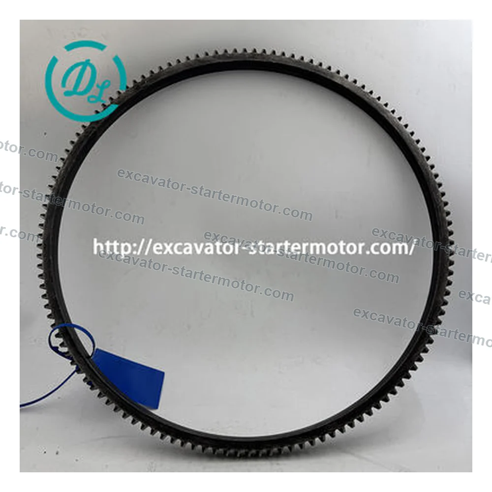 31162121 / 738588M1 126T Flywheel Ring Gear for Perkins 1004 A6.354, OEM/reference 31162121, 126-Tooth Flywheel Starter Ring Gear, product view 1