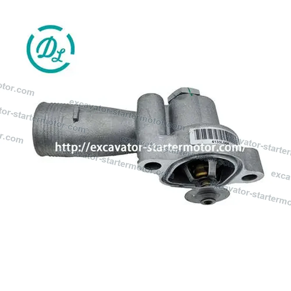 4133L066 / 367-1817 Thermostat Housing for Perkins 1104D 1106D Cat C4.4 C6.6, OEM/reference 4133L066, Coolant Thermostat Housing Assembly, product view 1