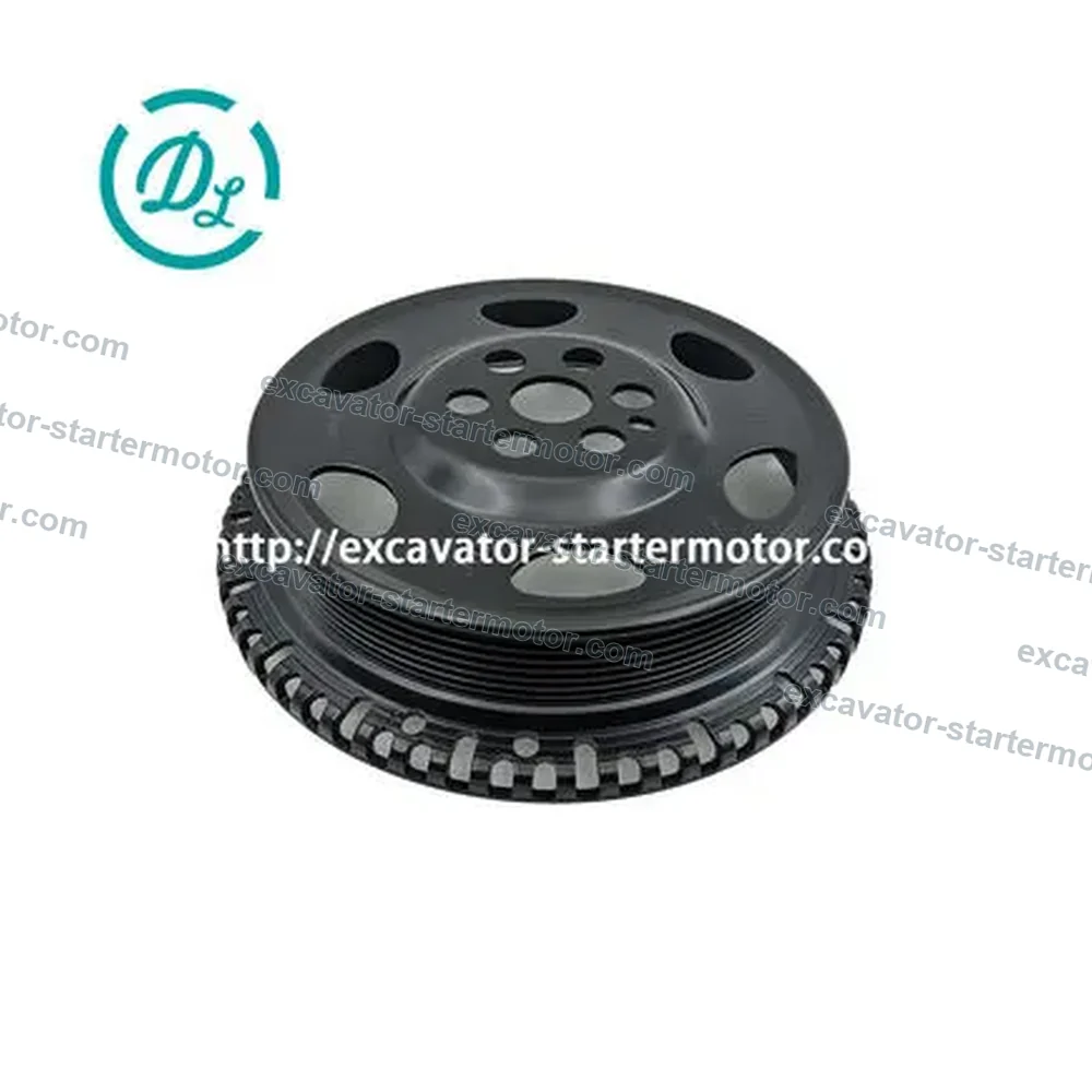 5365943 / 5255204 / 3954949 Crankshaft Pulley for Cummins ISB ISDe QSB, OEM/reference 5365943, Crankshaft Belt Pulley, product view 4