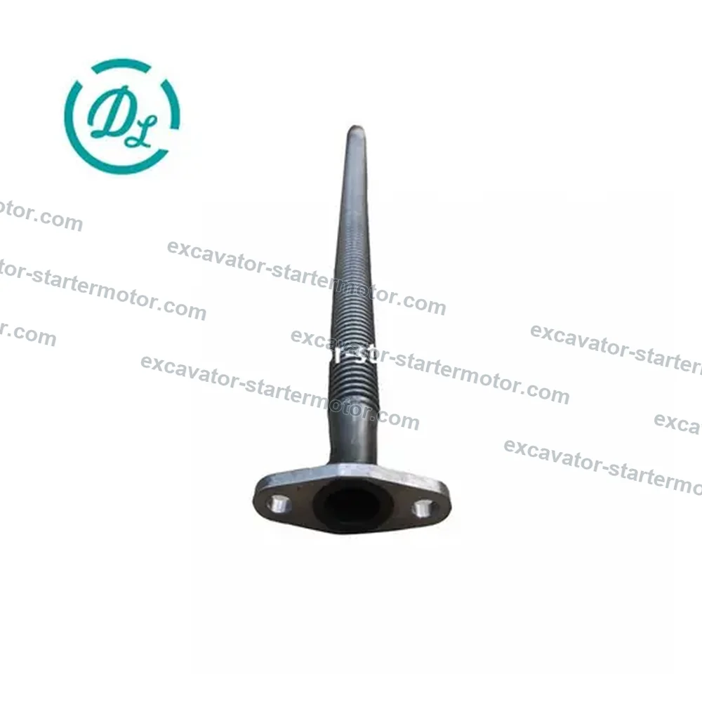 3926842 / 6742-01-3450 Turbo Oil Drain Tube for Cummins 6CT Komatsu SAA6D114, OEM/reference 3926842, Turbocharger Oil Drain Connection Tube, product view 2
