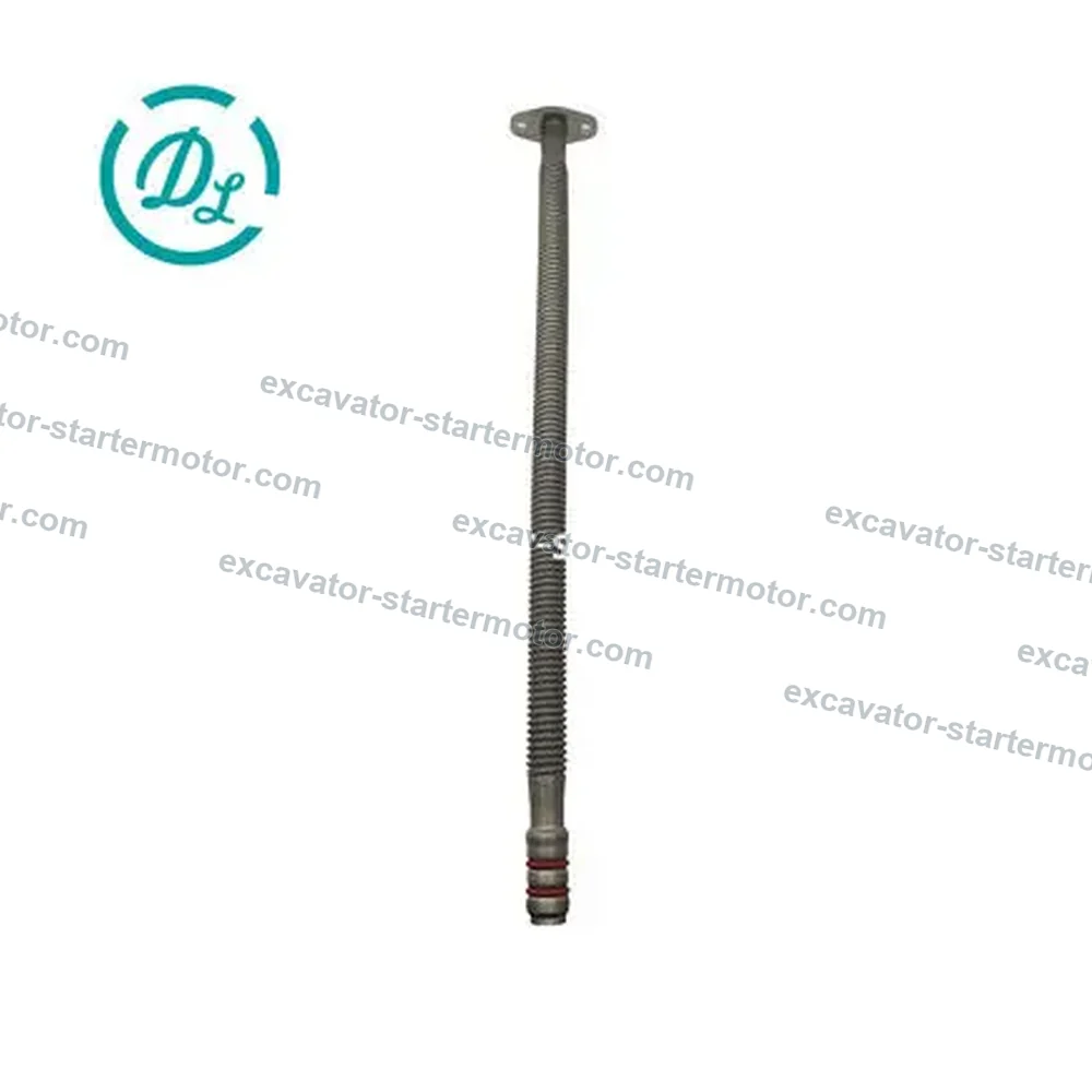 3926842 / 6742-01-3450 Turbo Oil Drain Tube for Cummins 6CT Komatsu SAA6D114, OEM/reference 3926842, Turbocharger Oil Drain Connection Tube, product view 5
