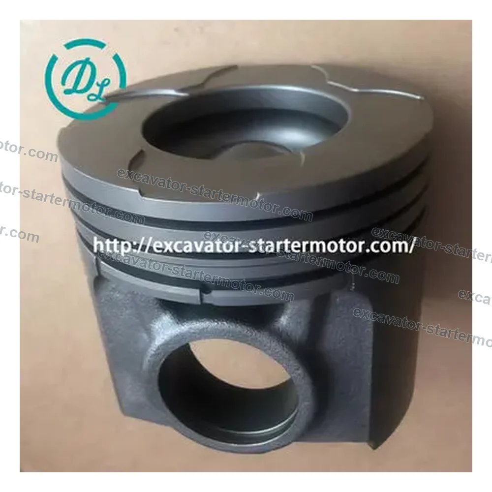 6211-31-2130 Engine Piston for Komatsu S6D140-1, OEM/reference 6211-31-2130, Cast-Iron Engine Piston, product view 5