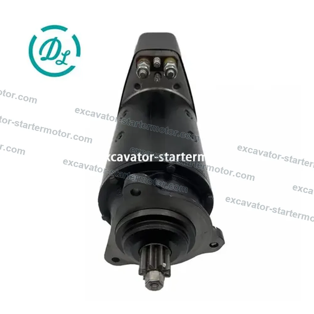 0001510025 / 6104085 24V 9.0kW 9T CW Starter for Mercedes OM423 OM424A, OEM/reference 0001510025, 24V 9.0kW 9T CW Starter Motor, product view 2