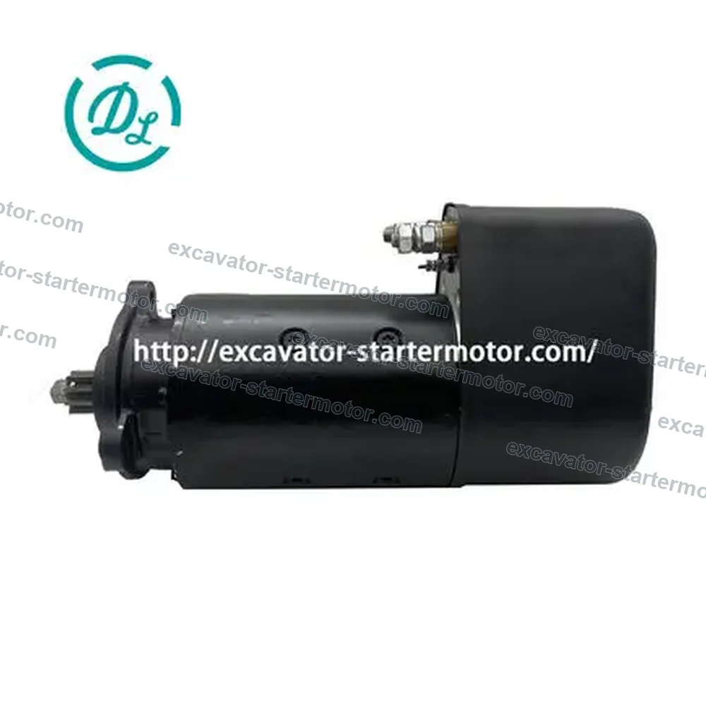 0001510025 / 6104085 24V 9.0kW 9T CW Starter for Mercedes OM423 OM424A, OEM/reference 0001510025, 24V 9.0kW 9T CW Starter Motor, product view 5