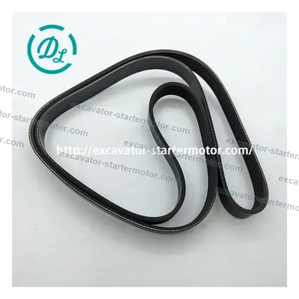 3104071 6-Rib V-Belt for Cummins ISX15 QSX15, OEM/reference 3104071, 6-Rib V-Belt, product view 4