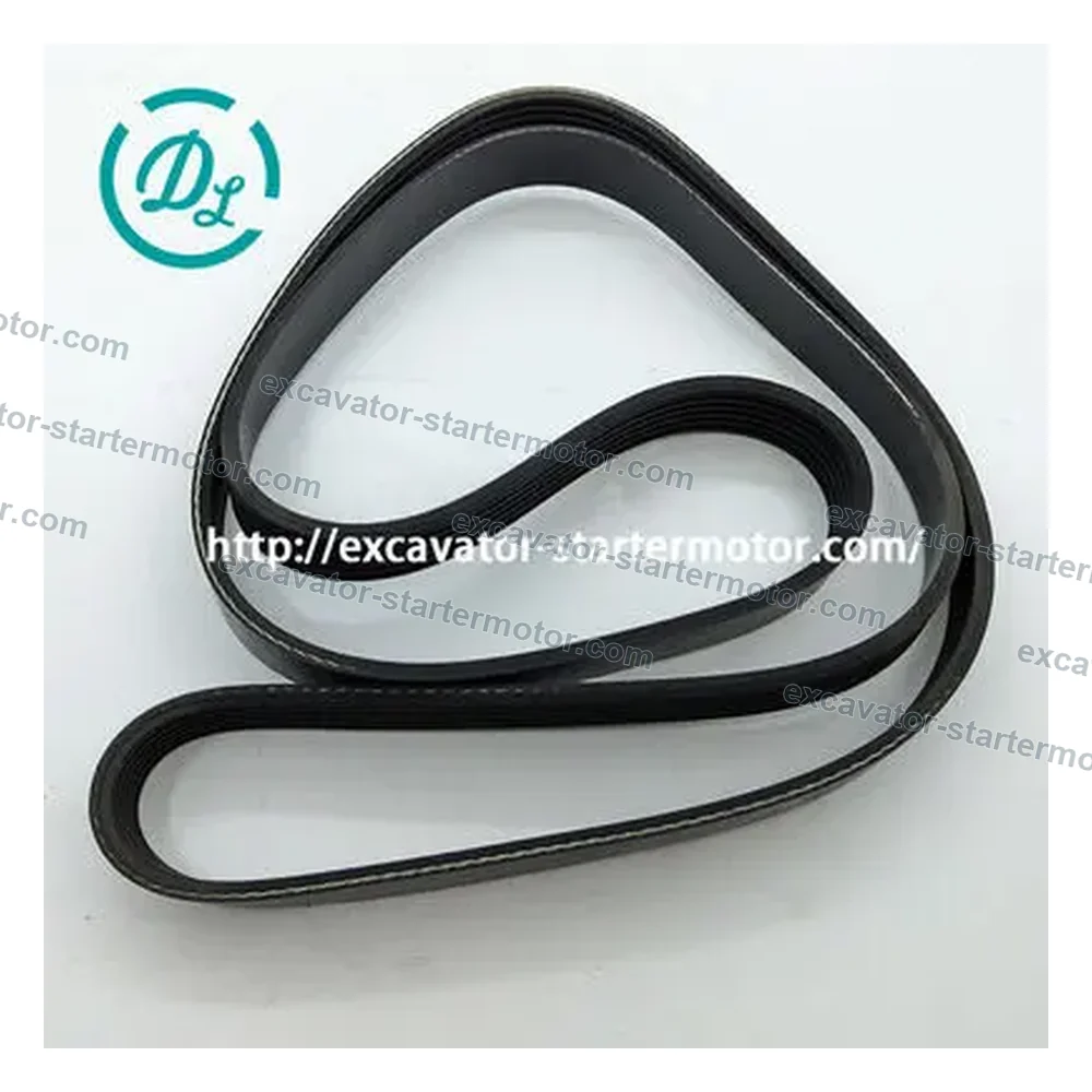3104071 6-Rib V-Belt for Cummins ISX15 QSX15, OEM/reference 3104071, 6-Rib V-Belt, product view 5