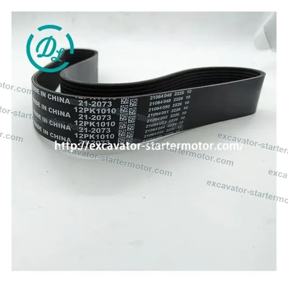 3104860 / 3681796 12PK1010 V-Belt for Cummins ISX15 QSX15, OEM/reference 3104860, 12PK1010 V-Ribbed Belt, product view 2