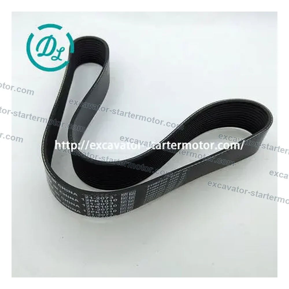 3104860 / 3681796 12PK1010 V-Belt for Cummins ISX15 QSX15, OEM/reference 3104860, 12PK1010 V-Ribbed Belt, product view 5