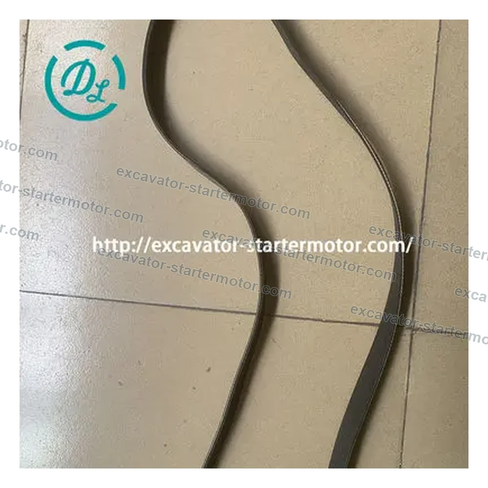 3289930 / 3955378 8PK1750 V-Belt for Cummins 6CTA8.3 ISLe QSL, OEM/reference 3289930, 8PK1750 V-Ribbed Belt, product view 2