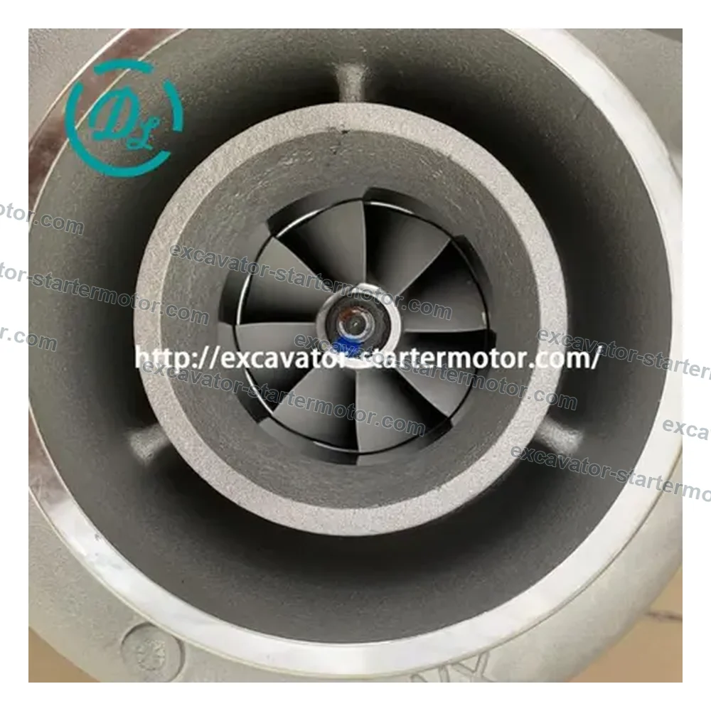 5328621 / 5328622 HE300FG Turbocharger for Komatsu PC200-7 PC200-8 SAA6D107E-1, OEM/reference 5328621, HE300FG Turbocharger, product view 2