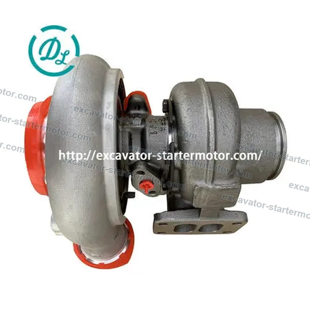 5328621 / 5328622 HE300FG Turbocharger for Komatsu PC200-7 PC200-8 SAA6D107E-1, OEM/reference 5328621, HE300FG Turbocharger, product view 3
