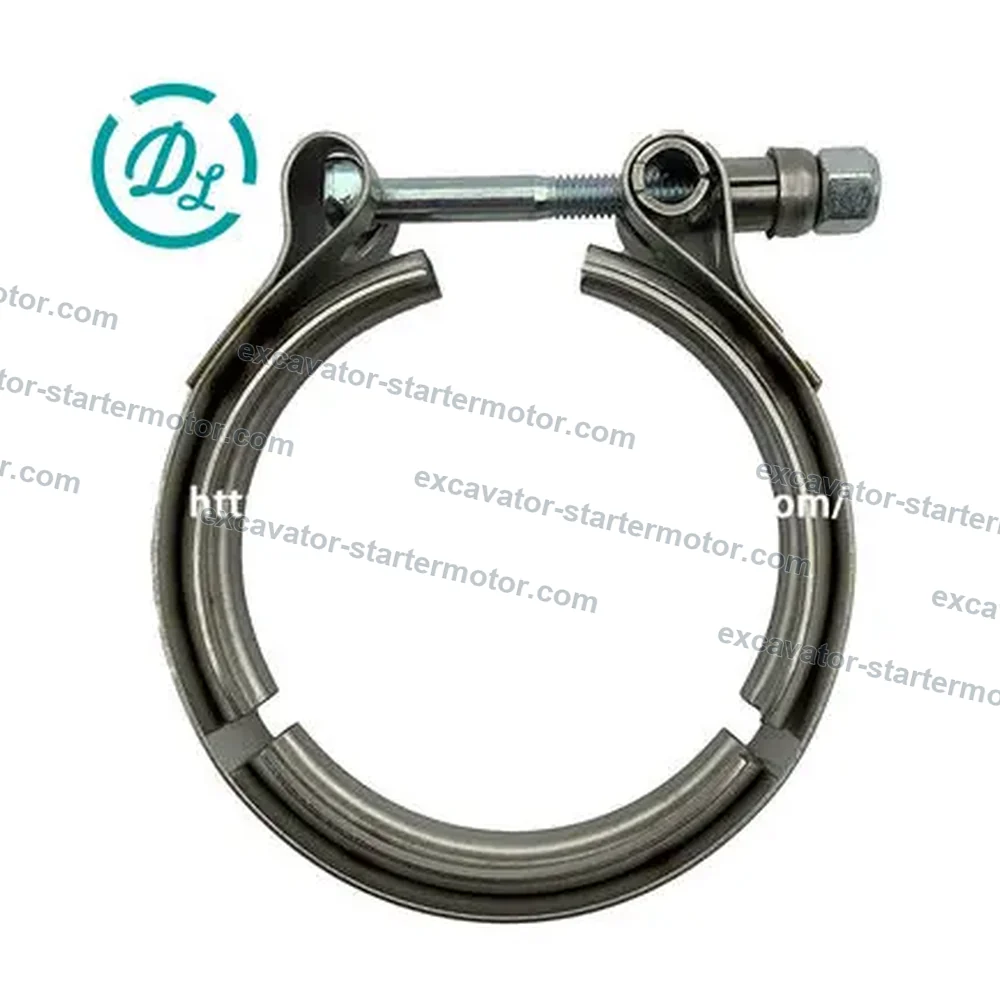 3903652 / 5331783 3.21-Inch Turbo Outlet V-Band Clamp for Cummins B3.9 B5.9, OEM/reference 3903652, Turbo Outlet V-Band Clamp