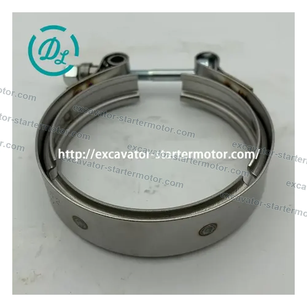 3903652 / 5331783 3.21-Inch Turbo Outlet V-Band Clamp for Cummins B3.9 B5.9, OEM/reference 3903652, Turbo Outlet V-Band Clamp, product view 3