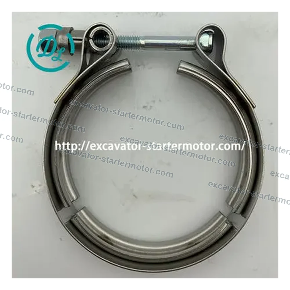 3903652 / 5331783 3.21-Inch Turbo Outlet V-Band Clamp for Cummins B3.9 B5.9, OEM/reference 3903652, Turbo Outlet V-Band Clamp, product view 5