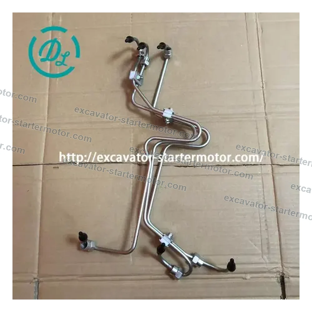 6732-41-8410 High-Pressure Fuel Injection Line Set for Komatsu PC200-6 6D102, OEM/reference 6732-41-8410, High-Pressure Fuel Injection Line Set, product view 2