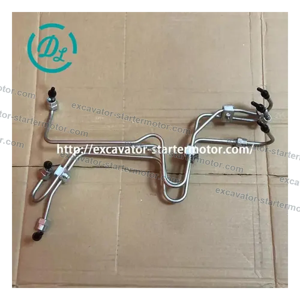 6732-41-8410 High-Pressure Fuel Injection Line Set for Komatsu PC200-6 6D102, OEM/reference 6732-41-8410, High-Pressure Fuel Injection Line Set, product view 4