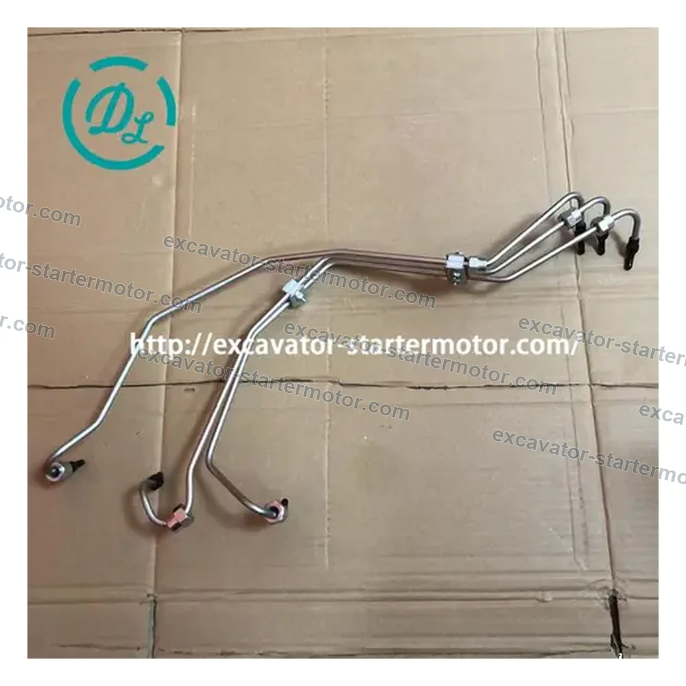 6732-41-8410 High-Pressure Fuel Injection Line Set for Komatsu PC200-6 6D102, OEM/reference 6732-41-8410, High-Pressure Fuel Injection Line Set, product view 6