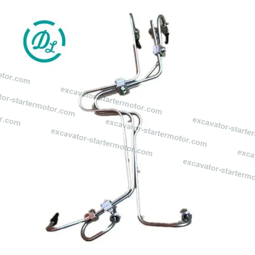 6732-41-8410 High-Pressure Fuel Injection Line Set for Komatsu PC200-6 6D102, OEM/reference 6732-41-8410, High-Pressure Fuel Injection Line Set, product view 7
