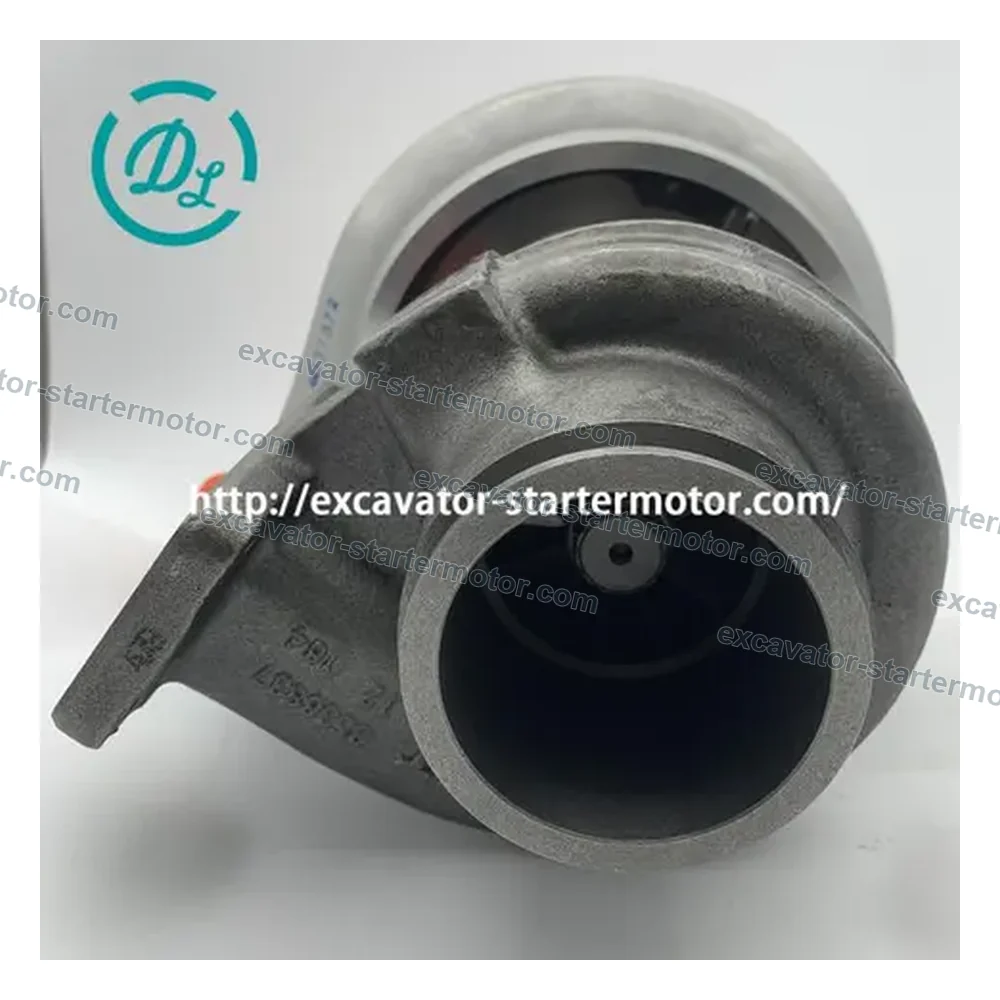 3785477 / 3785478 HX35 Turbocharger for Cummins QSB6.7 6BTAA, OEM/reference 3785477, HX35 Turbocharger Assembly, product view 2