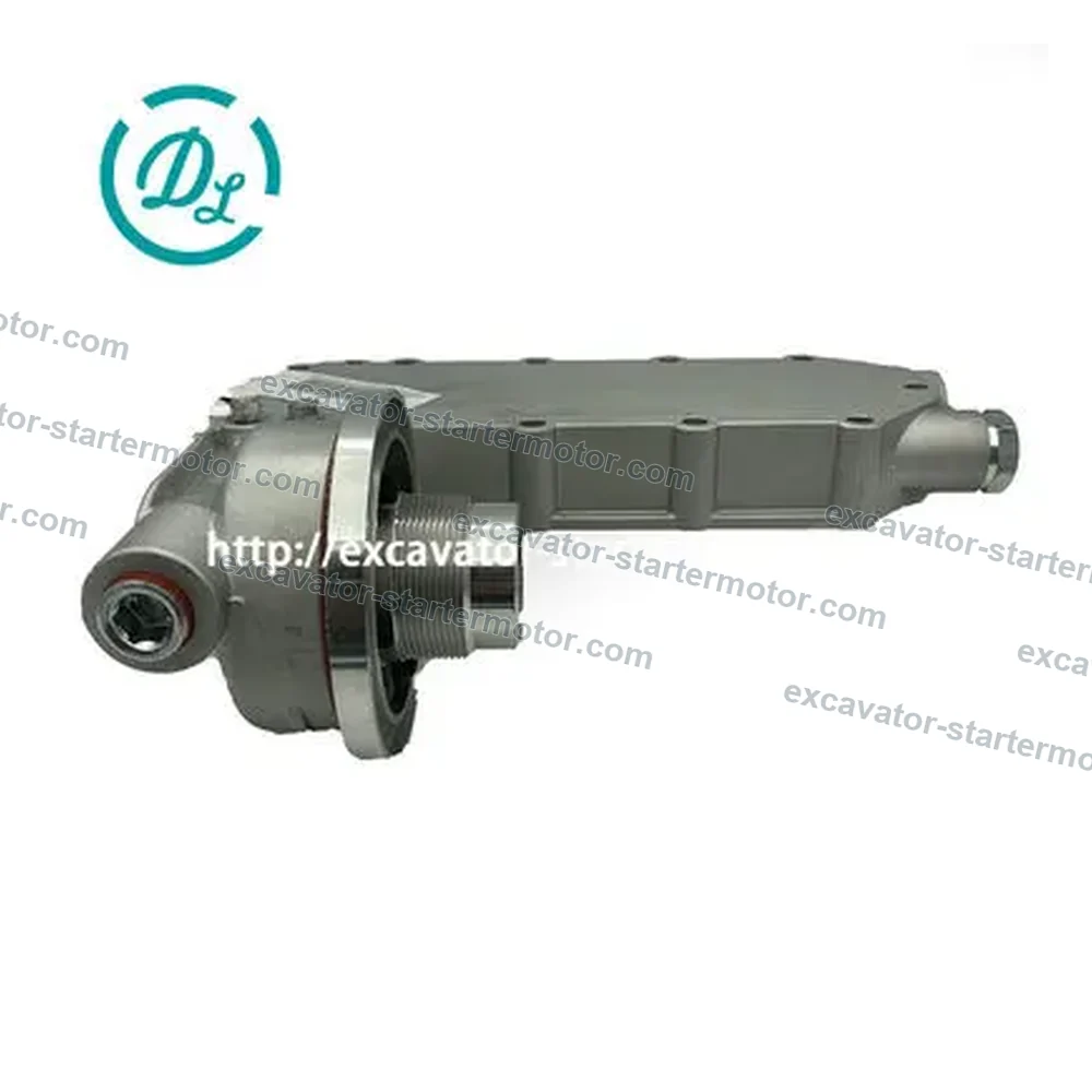 3974324 / 3974326 Oil Cooler Cover and Filter Head for Cummins QSL9 QSC8.3, OEM/reference 3974324, Oil Cooler Cover and Filter Head Assembly, product view 5