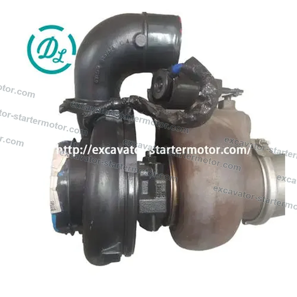 5324943 / 5324939 HX60W Turbocharger for Cummins ISX CM570, OEM/reference 5324943, HX60W Turbocharger Assembly, product view 2