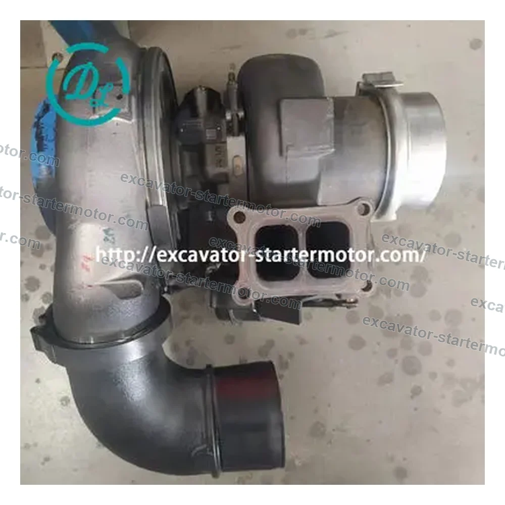 5324943 / 5324939 HX60W Turbocharger for Cummins ISX CM570, OEM/reference 5324943, HX60W Turbocharger Assembly, product view 3