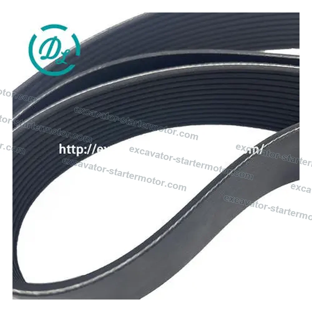 3104679 / 12PK1924 12-Rib Fan Belt for Cummins QSX15 ISX15, OEM/reference 3104679, 12-Rib V-Ribbed Fan Belt, product view 3