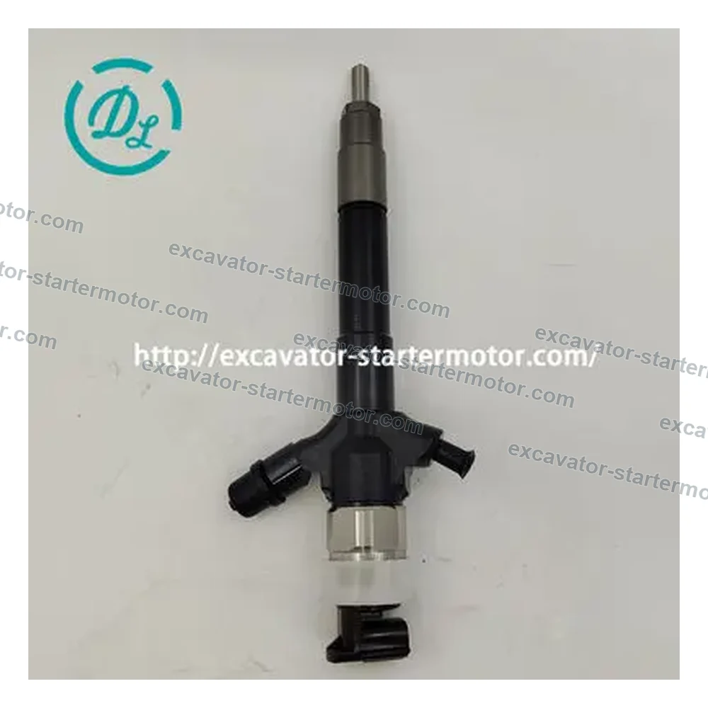 1465A041 / 095000-5600 Common Rail Injector for Mitsubishi 4D56 L200 Triton, OEM/reference 1465A041, Common-Rail Fuel Injector, product view 4
