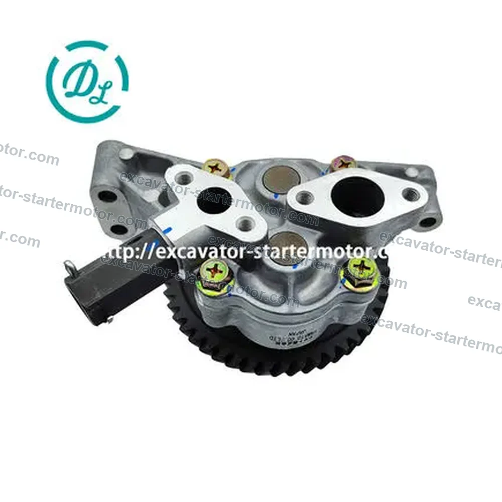 ME034664 48T Slant-Gear Oil Pump for Mitsubishi 6D14 6D16 6D17, OEM/reference ME034664, 48-Tooth Slant-Gear Engine Oil Pump, product view 1
