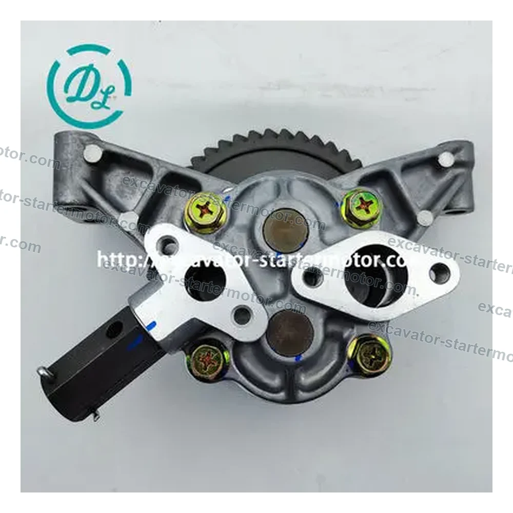 ME034664 48T Slant-Gear Oil Pump for Mitsubishi 6D14 6D16 6D17, OEM/reference ME034664, 48-Tooth Slant-Gear Engine Oil Pump, product view 2