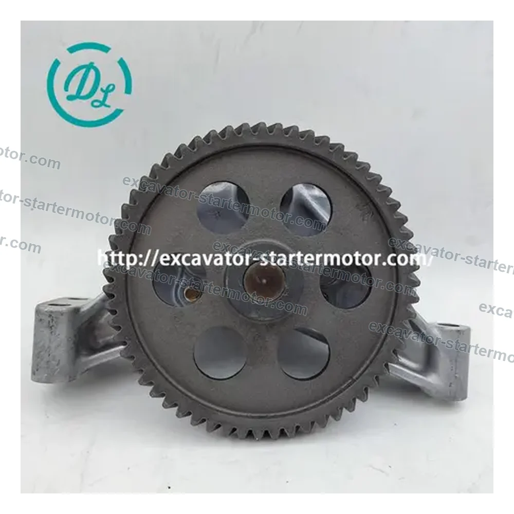 ME074345 / ME074253 59T Oil Pump for Mitsubishi 6D14 6D16 6D17, OEM/reference ME074345, 59-Tooth Engine Oil Pump, product view 2