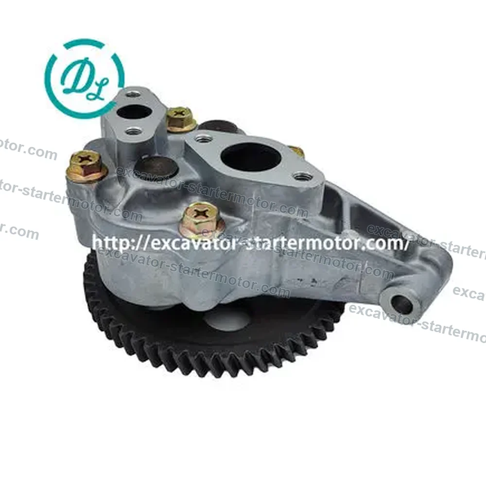 ME074345 / ME074253 59T Oil Pump for Mitsubishi 6D14 6D16 6D17, OEM/reference ME074345, 59-Tooth Engine Oil Pump, product view 3