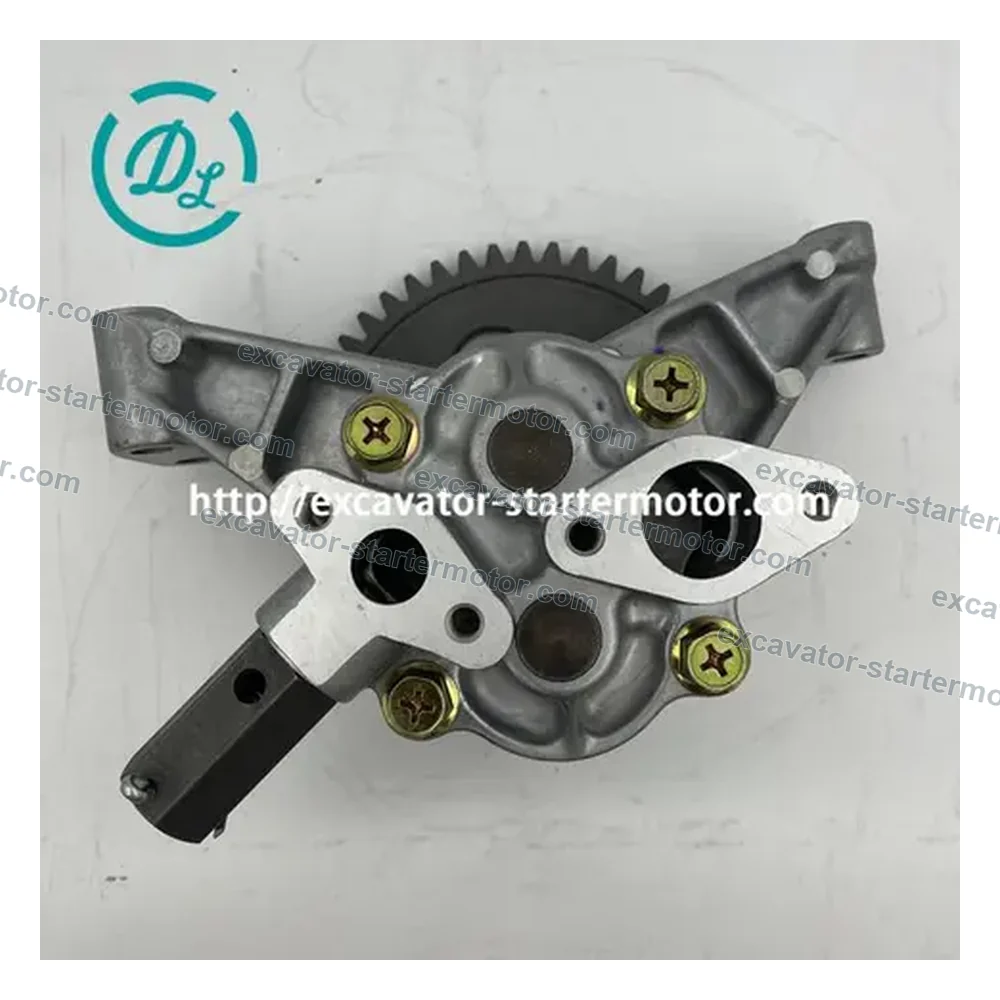 ME034720 48T Straight-Gear Oil Pump for Mitsubishi 6D16, OEM/reference ME034720, 48-Tooth Straight-Gear Engine Oil Pump, product view 3