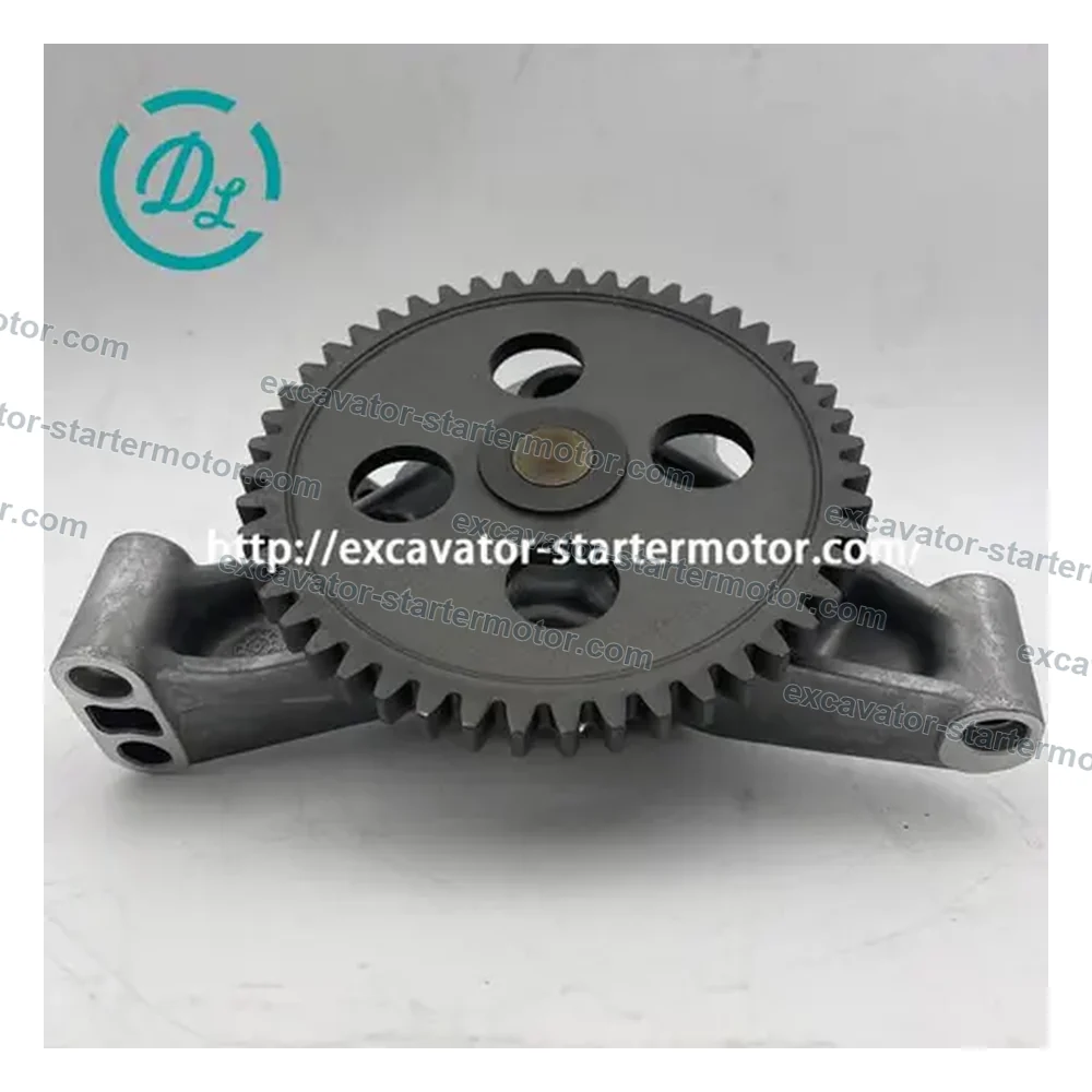 ME034720 48T Straight-Gear Oil Pump for Mitsubishi 6D16, OEM/reference ME034720, 48-Tooth Straight-Gear Engine Oil Pump, product view 4