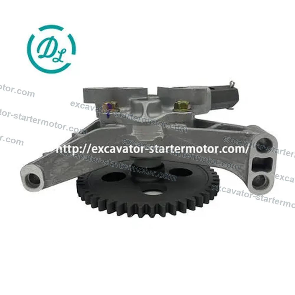 ME034720 48T Straight-Gear Oil Pump for Mitsubishi 6D16, OEM/reference ME034720, 48-Tooth Straight-Gear Engine Oil Pump, product view 5