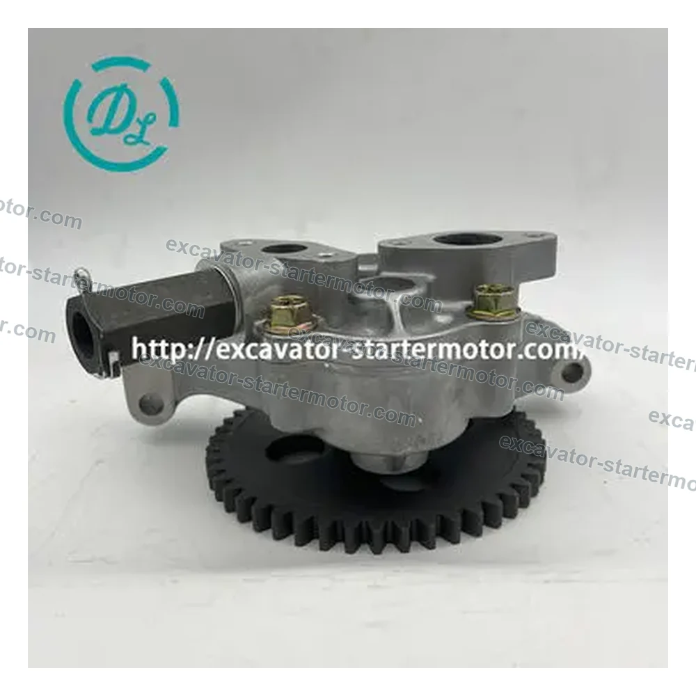 ME034720 48T Straight-Gear Oil Pump for Mitsubishi 6D16, OEM/reference ME034720, 48-Tooth Straight-Gear Engine Oil Pump, product view 6