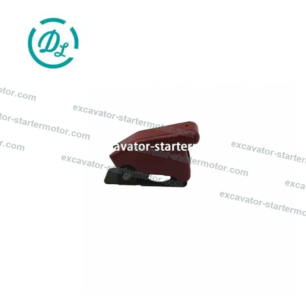 3E-5169 Red Toggle Switch Guard for Cat 120H 120K Heavy Equipment, OEM/reference 3E-5169, Red Toggle Switch Guard, product view 2