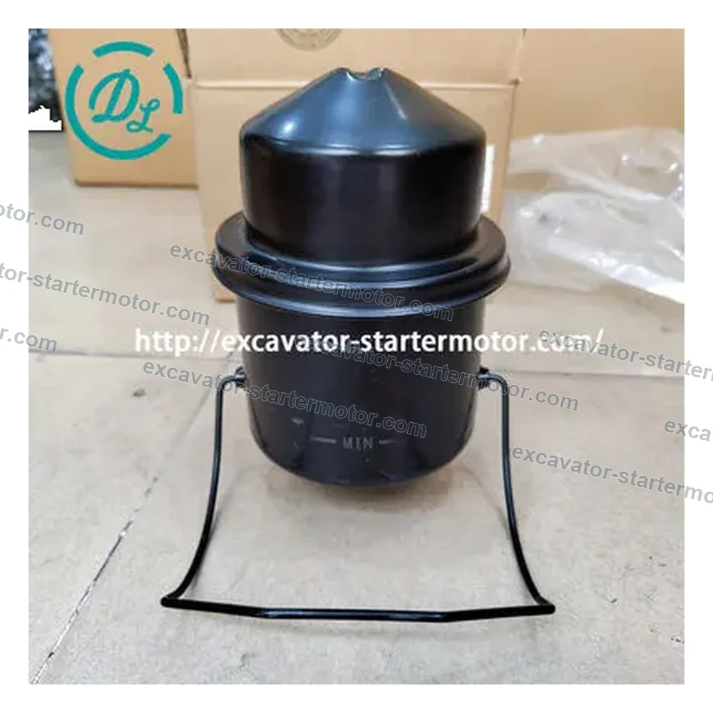W085700010 SG50-3510001 Air Pressure Booster Oil Cup for SEM 658C 659C Wheel Loaders, OEM/reference W085700010, Air Pressure Booster Oil Cup, product view 4