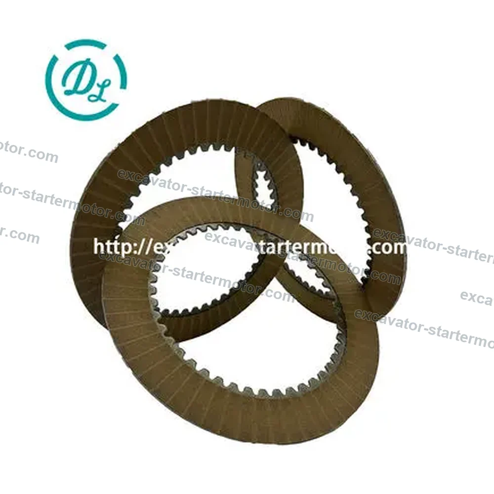 331/16520 Transmission Clutch Friction Plate 140.2 x 92.4 x 2.4 mm for JCB 3CX 4CX, OEM/reference 331/16520, Transmission Clutch Friction Plate, product view 3