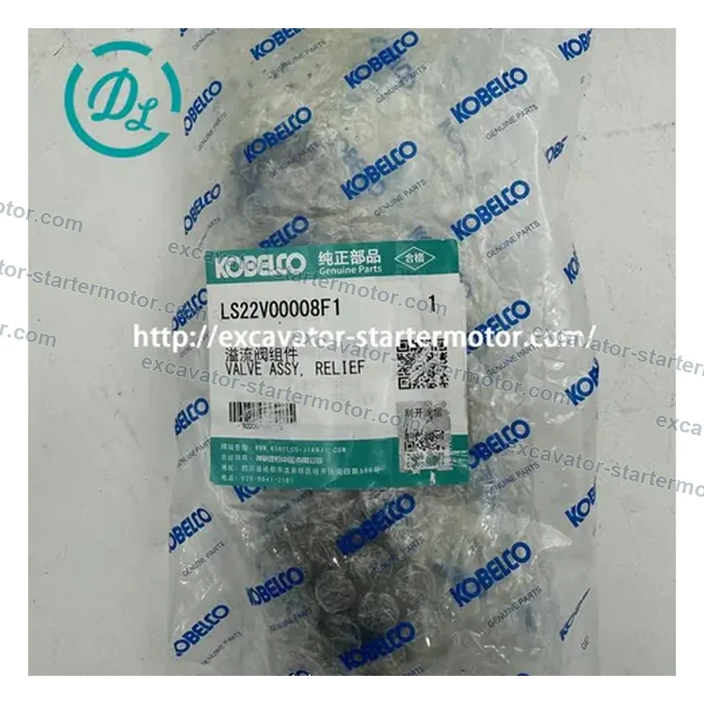LS22V00008F1 Main Relief Valve for SK485-8 SK485-9 SK850, OEM/reference LS22V00008F1, Hydraulic Main Relief Valve, product view 2