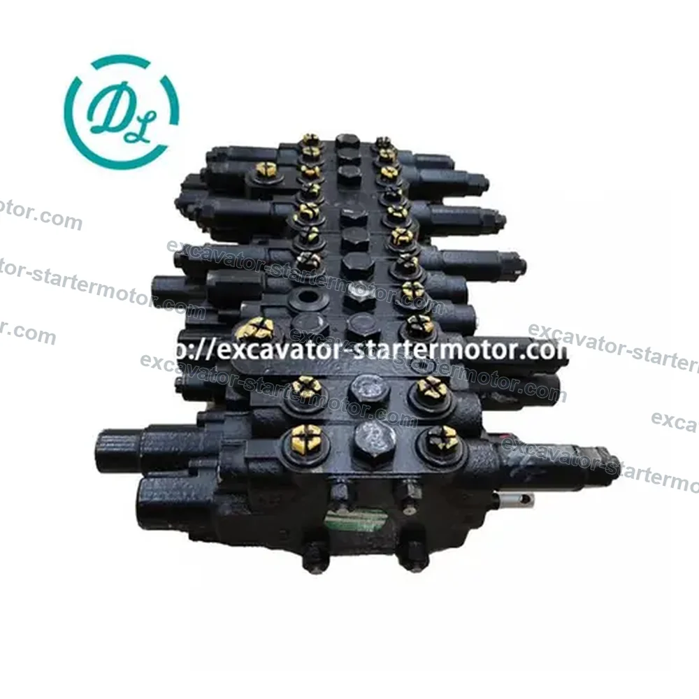 172A64-74100 Main Control Valve Assembly for Yanmar ViO17, OEM/reference 172A64-74100, Main Hydraulic Control Valve Assembly, product view 2