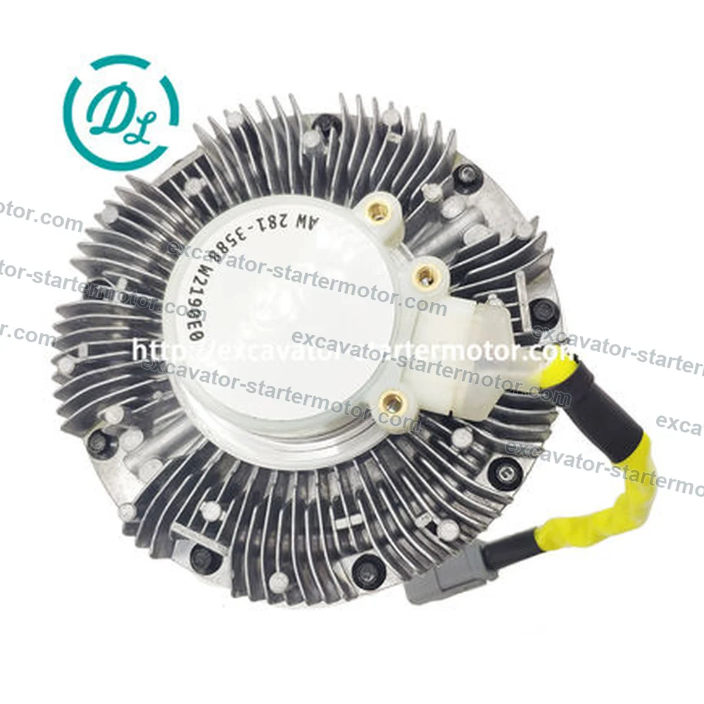 EexcavaStart Fan Drive Assembly for Caterpillar 320D 320D FM 320D FM RR 320D L 281-3588, OEM/reference 281-3588, Fan Drive Assembly, product view 4