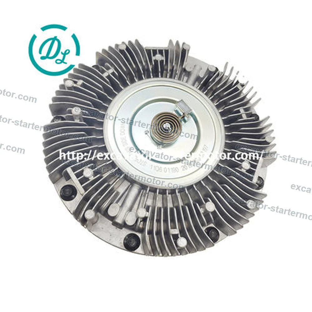 EexcavaStart Fan Clutch Assembly for Hyundai HX180L 11Q6-01190, OEM/reference 11Q6-01190, Fan Clutch Assembly, product view 4