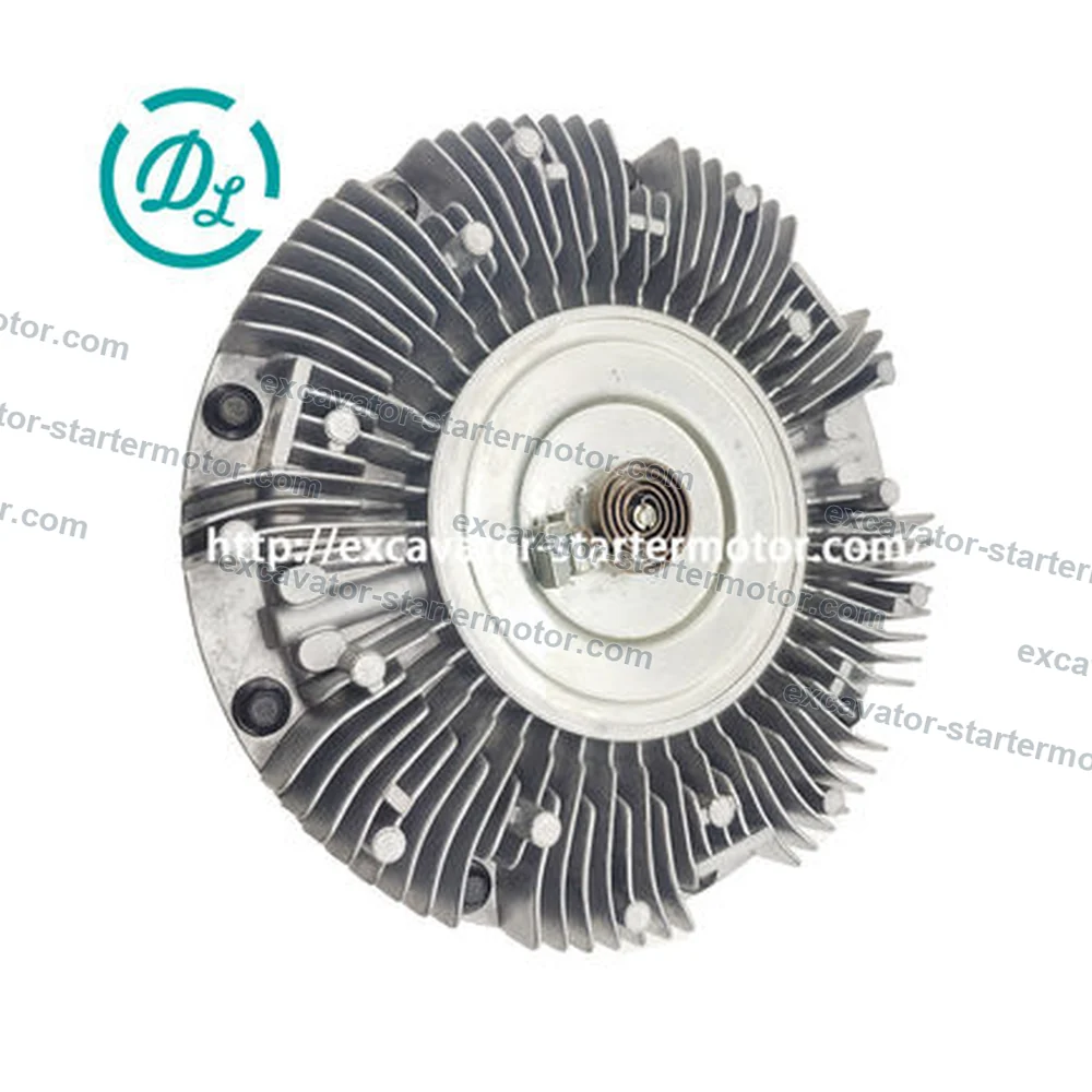 EexcavaStart Fan Clutch Assembly for Hyundai R160W9A 11Q6-00260, OEM/reference 11Q6-00260, Fan Clutch Assembly, product view 3
