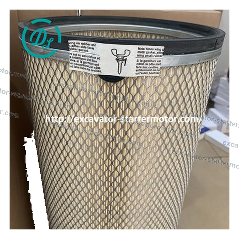 AF25545 Secondary Air Filter for Sullair 900 1150 XHH Compressors, OEM/reference AF25545, Secondary / Safety Air Filter, product view 4