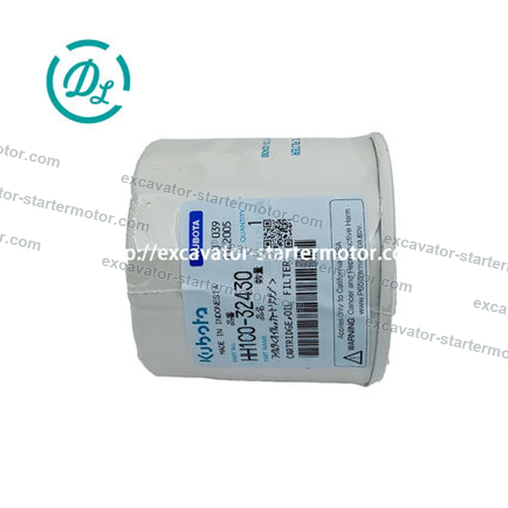 HH1C0-32430 Engine Oil Filter for Kubota V3307 V3300 V3600 V3800, OEM/reference HH1C0-32430, Spin-On Engine Oil Filter